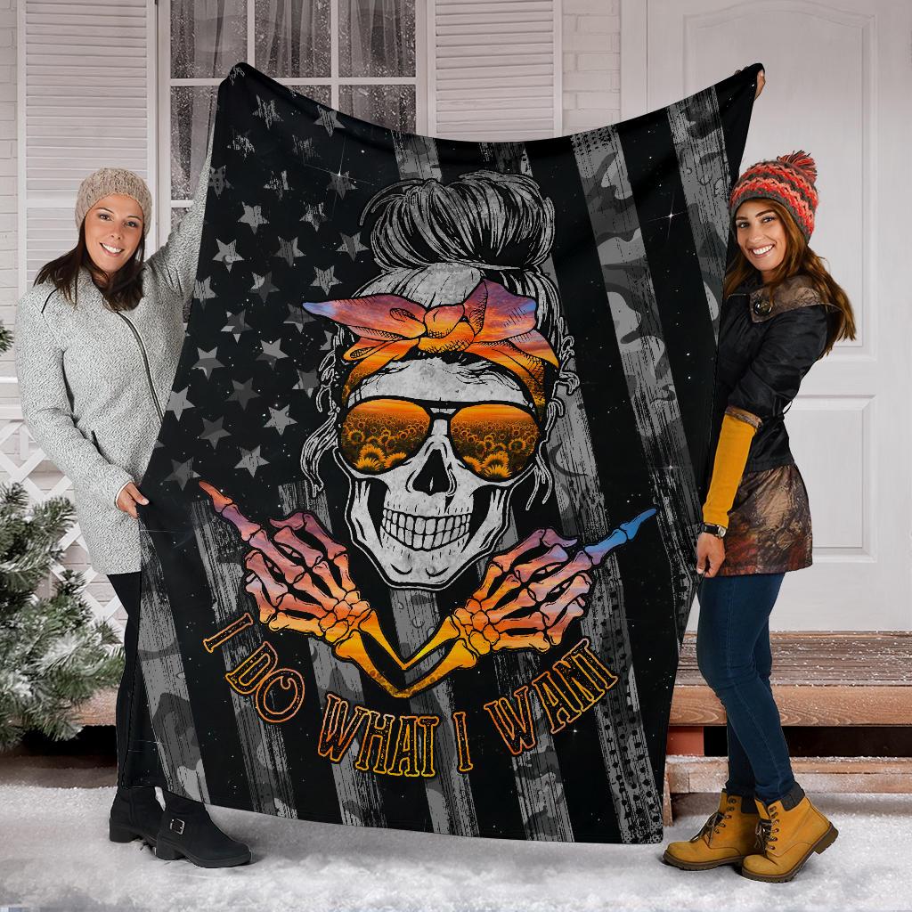 BLISSCORNERS I DO WHAT I WANT BLANKET