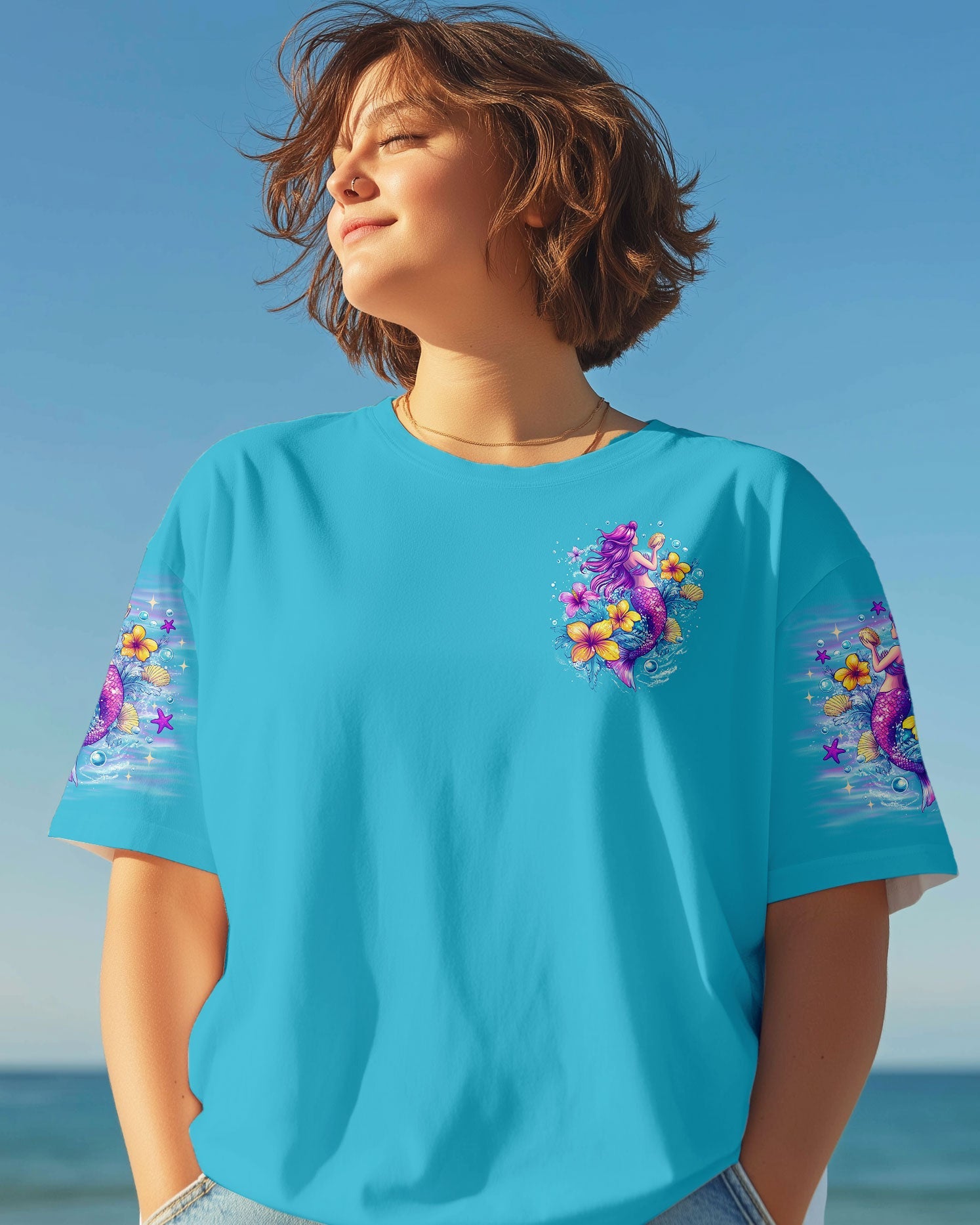 BLISSCORNERS SALTY LIL' BEACH MERMAID ALL OVER PRINT