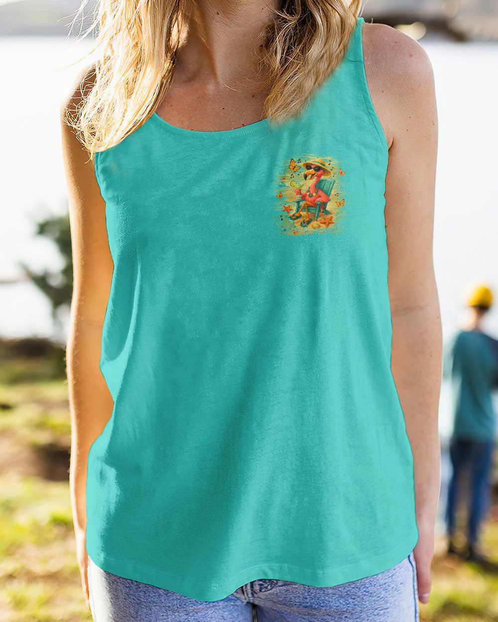 BLISSCORNERS SAVE WATER DRINK FLAMINGO MARGARITAS ALL OVER PRINT