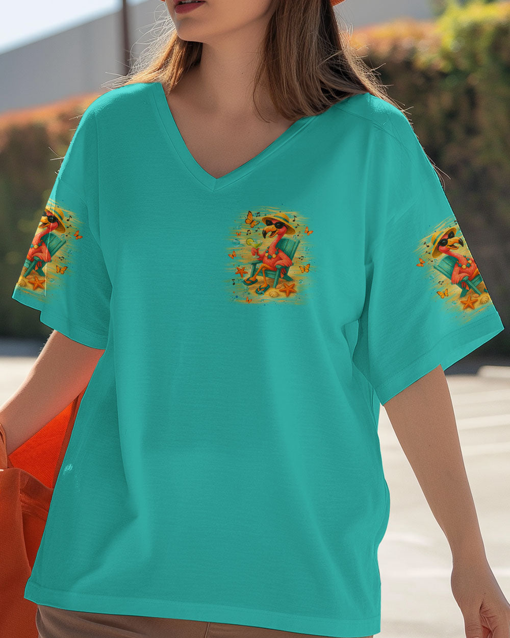 BLISSCORNERS SAVE WATER DRINK FLAMINGO MARGARITAS ALL OVER PRINT