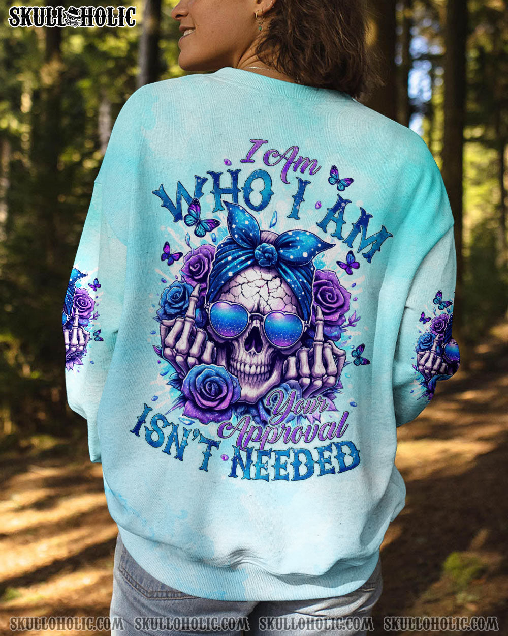 BLISSCORNERS I AM WHO I AM TIE DYE ALL OVER PRINT