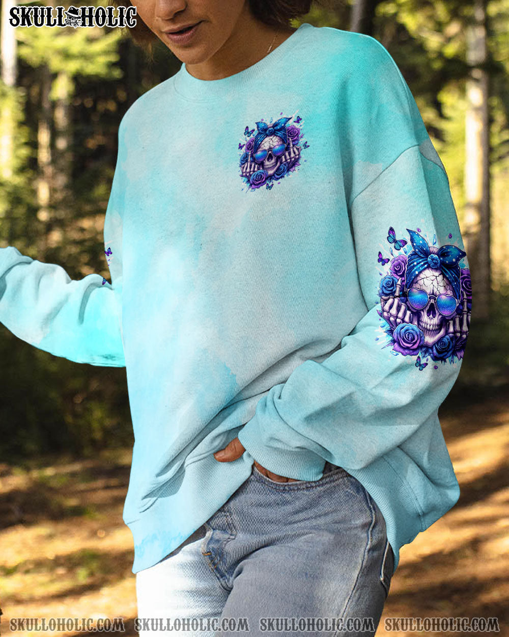 BLISSCORNERS I AM WHO I AM TIE DYE ALL OVER PRINT