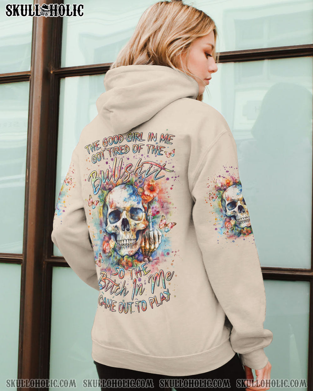 BLISSCORNERS THE GOOD GIRL IN ME ALL OVER PRINT