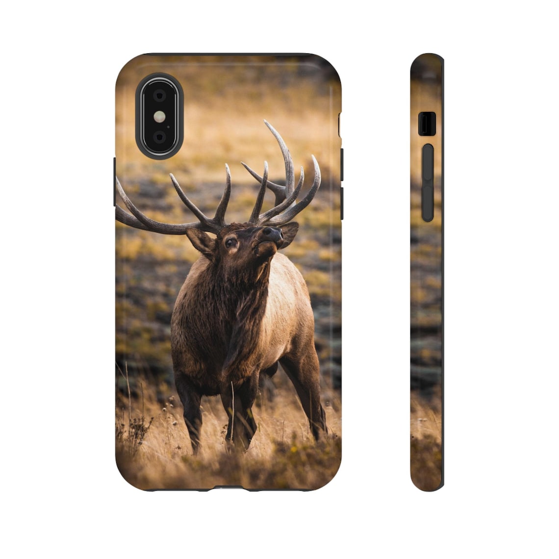 Blisscorners Hunting Bull Elk Full Wrap Phone Case LM1012