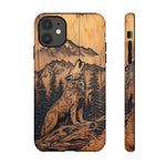 Blisscorners Howling Wolf Phone Case: Faux Wood Nature Landscape
Full Wrap Phone Case LM0812