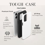 Blisscorners Whitetail Deer Pattern Full Wrap Phone Case LM0812