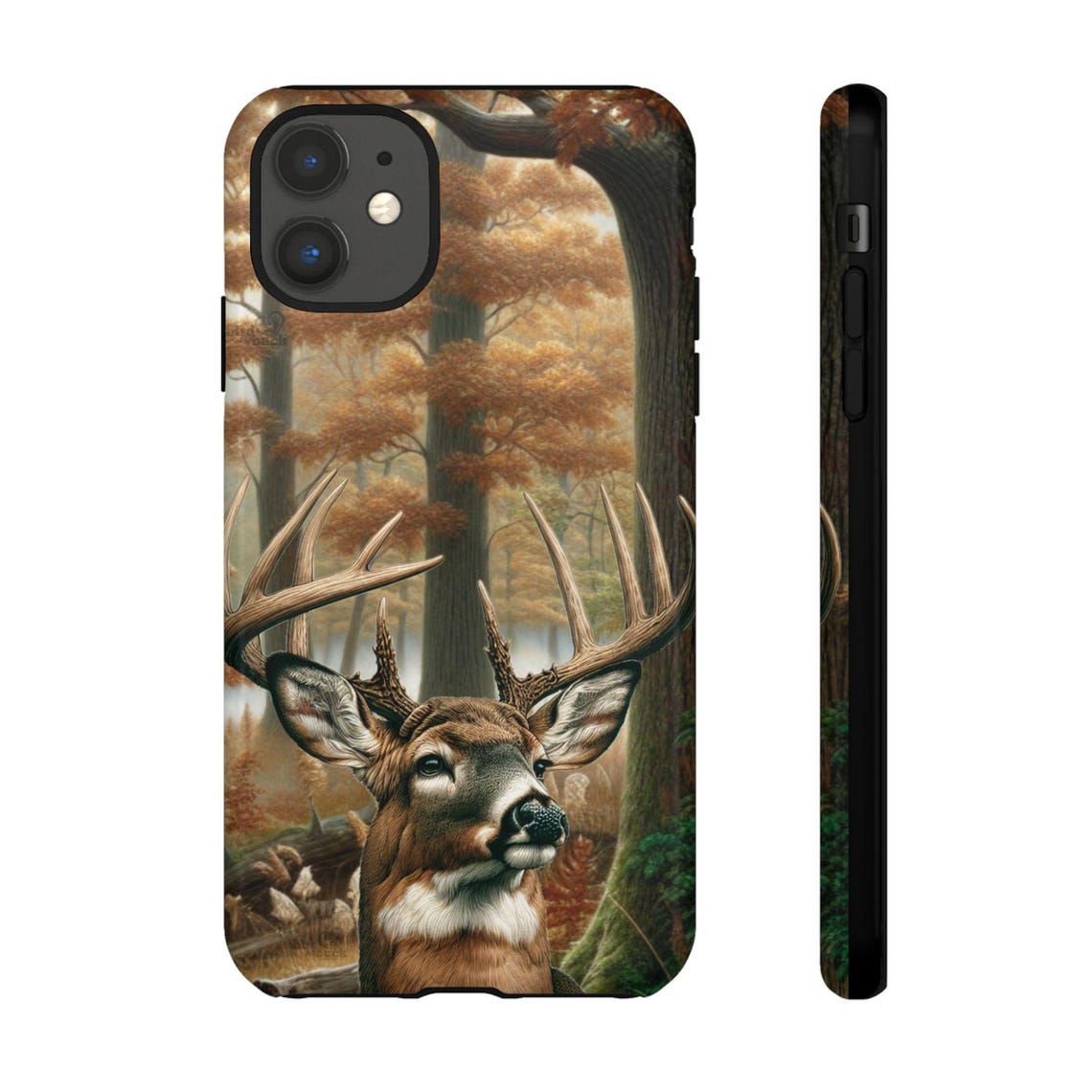 Blisscorners Hunting Whitetail Buck Full Wrap Phone Case LM1012