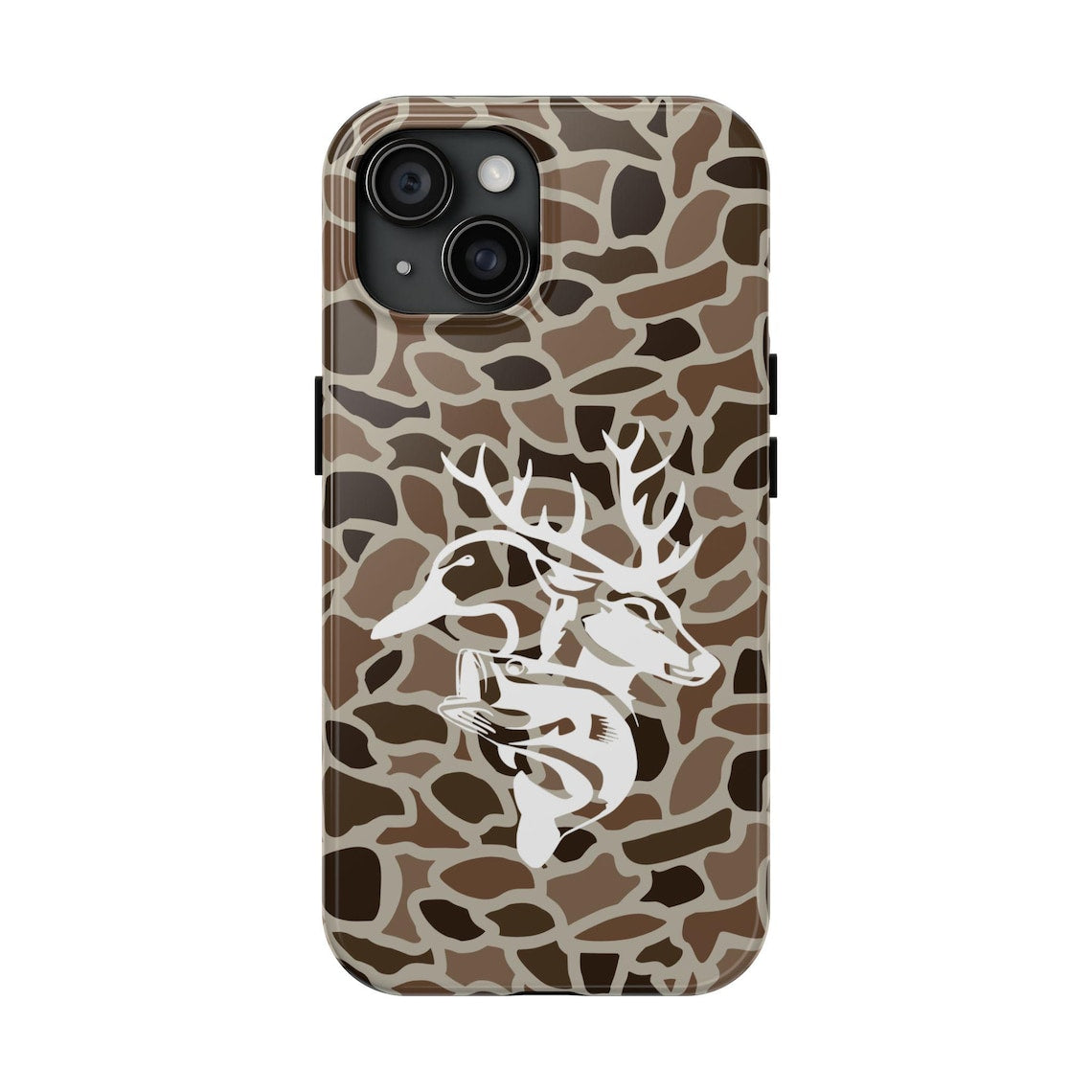 Blisscorners Old School Camo Tough Phone Case, "Deer Duck Fish", Hunting & Fishing Gifts, Accessories
Full Wrap Phone Case LM0812
