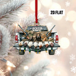 Blisscorners Duck Hunting Christmas Ornament