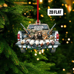 Blisscorners Duck Hunting Christmas Ornament