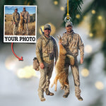 Blisscorners Custom Photo Deer Hunting Ornament Gift for Deer Hunter