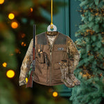 Blisscorners Personalized Hunting Vest 2 Sided Ornament Gift for Deer Hunting Lovers
