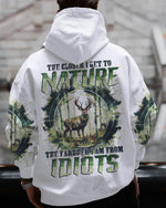 BLISSCORNERS THE CLOSER I GET TO NATURE DEER HUNTING ALL OVER PRINT