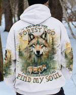 BLISSCORNERS AND INTO THE FOREST I GO WOLF ALL OVER PRINT