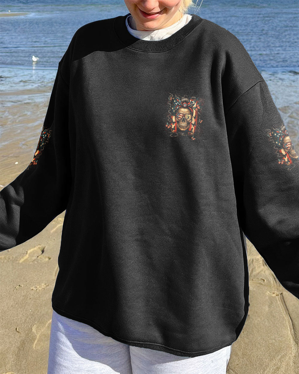 BLISSCORNERS LINELIFE'S WIFE SKULL ALL OVER PRINT