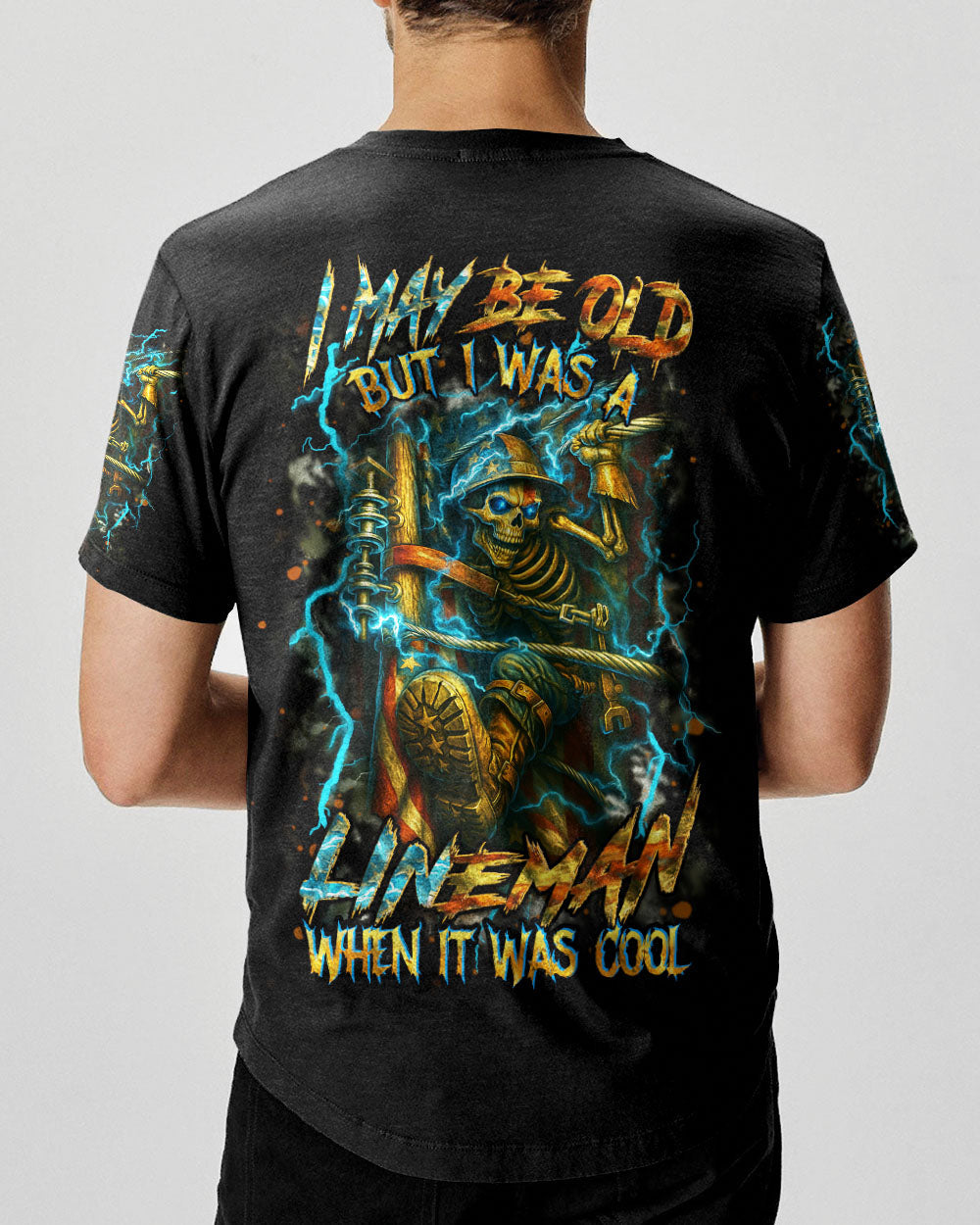 BLISSCORNERS I AM A WELDER I AM WHO I AM SKULL ALL OVER PRINT