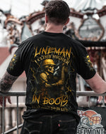 BLISSCORNERS AMERICAN BY BIRTH LINEMAN BY CHOICE SKULL ALL OVER PRINT