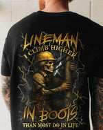 BLISSCORNERS AMERICAN BY BIRTH LINEMAN BY CHOICE SKULL ALL OVER PRINT