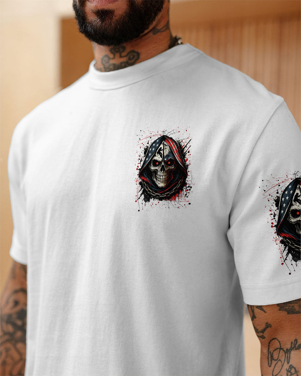 BLISSCORNERS BRING BEER LINEMAN SKULL ALL OVER PRINT