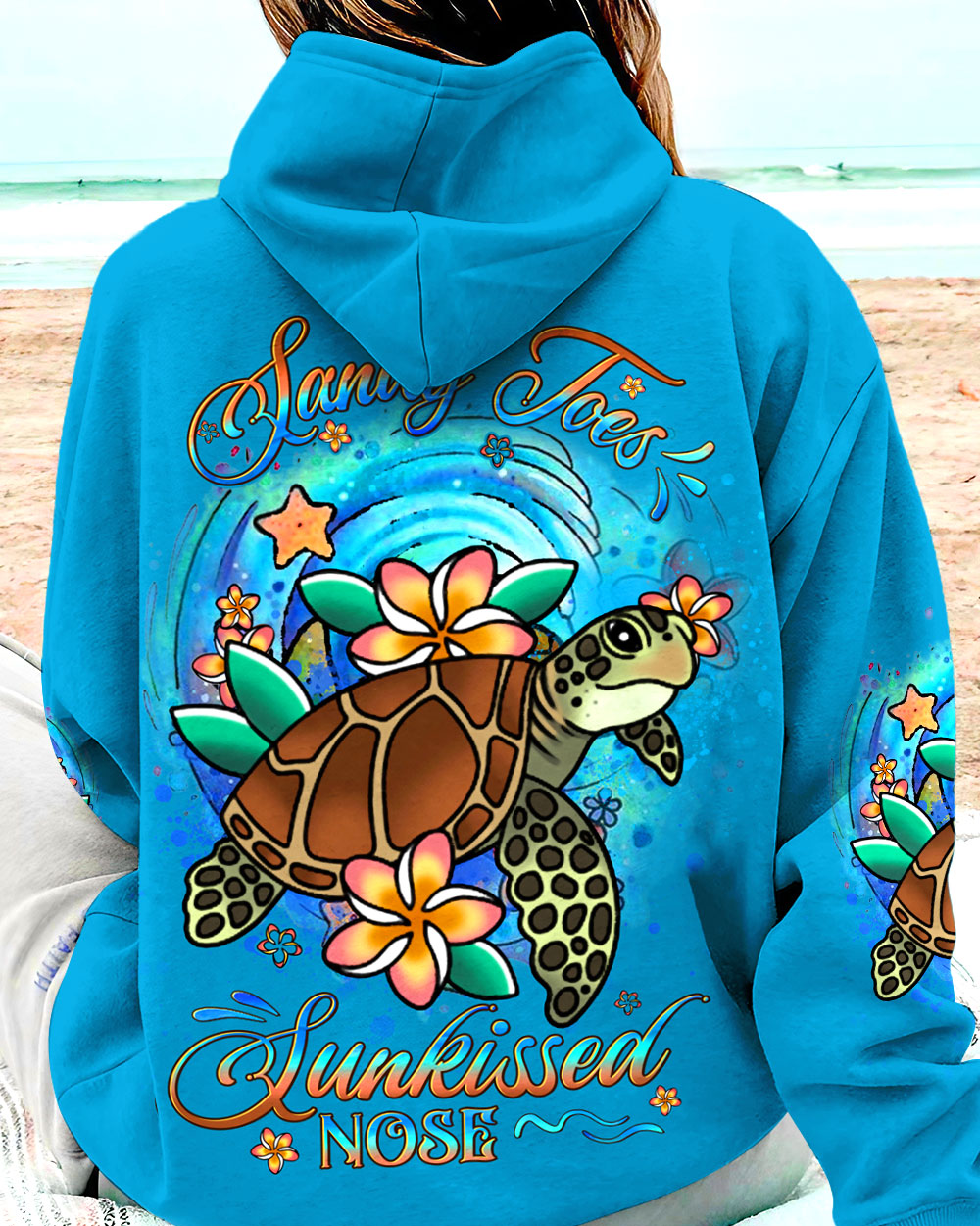 BLISSCORNERS SANDY TOES SUNKISSED NOSE ALL OVER PRINT