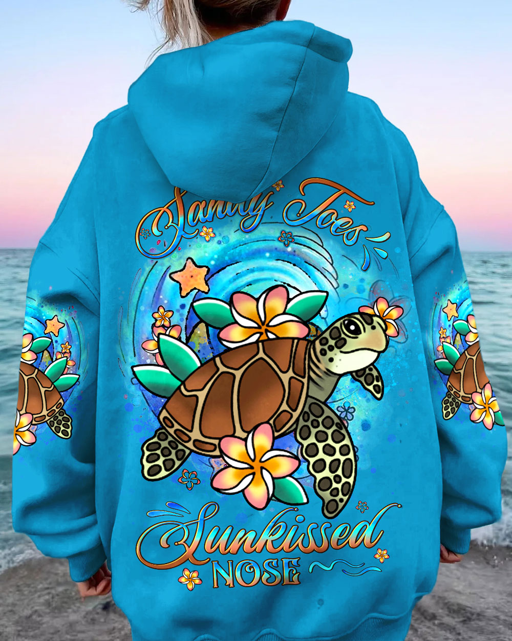 BLISSCORNERS SANDY TOES SUNKISSED NOSE ALL OVER PRINT