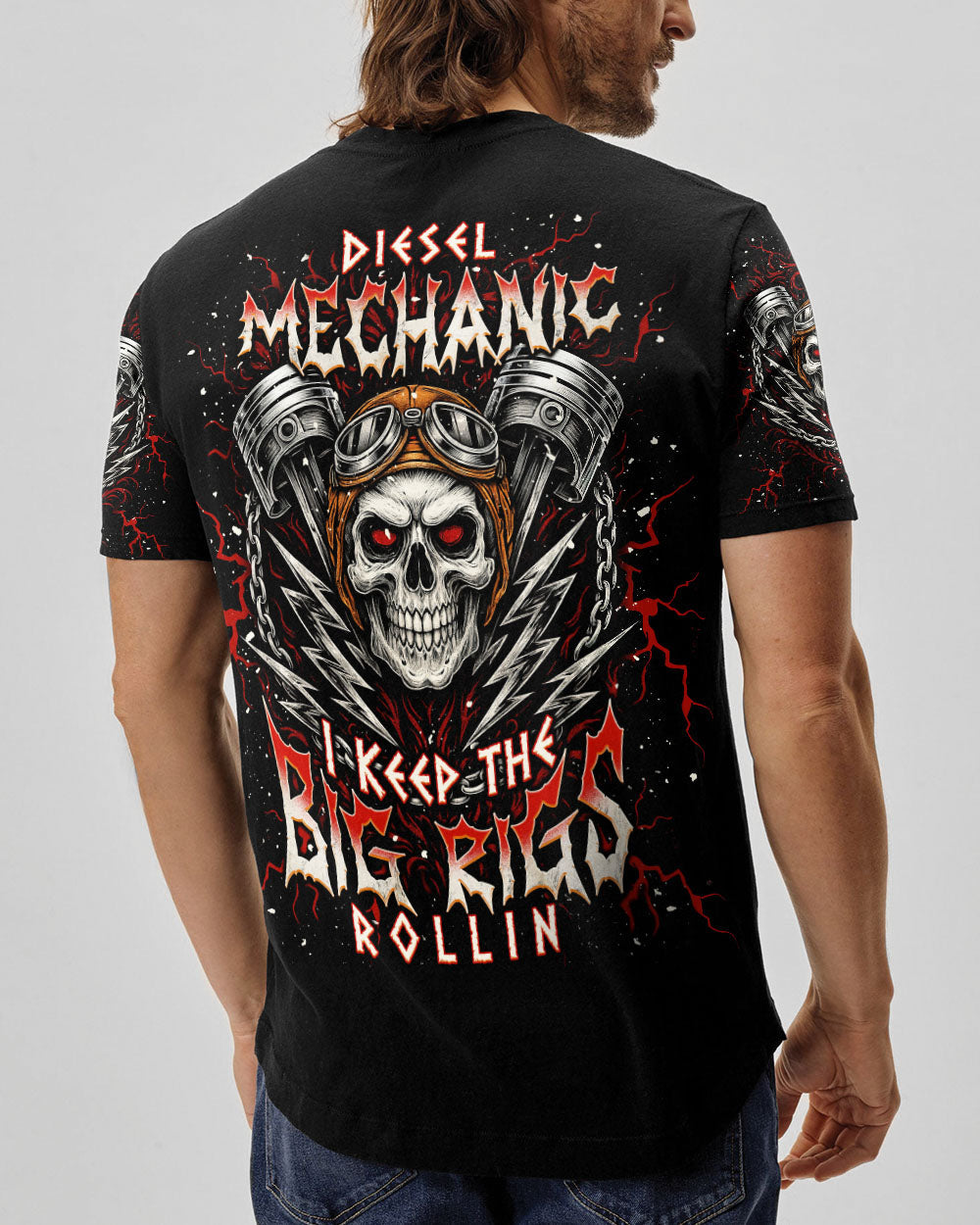 BLISSCORNERS I CAN FIX STUPID BUT IT GONNA COST YOU SKULL MECHANIC ALL OVER PRINT