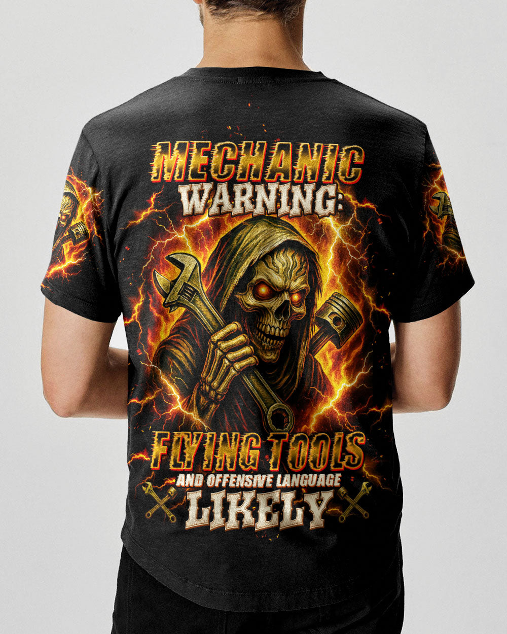 BLISSCORNERS NEVER MESS WITH TRUCK DRIVER ALL OVER PRINT