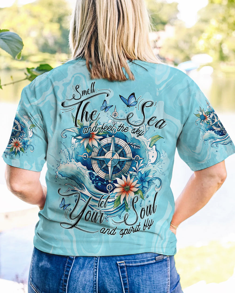 BLISSCORNERS SMELL THE SEA AND FEEL THE SKY ALL OVER PRINT