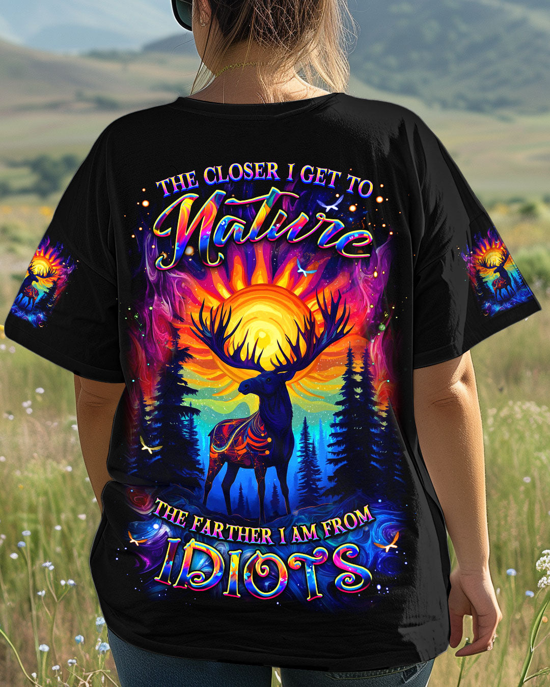 BLISSCORNERS THE CLOSER I GET TO NATURE ALL OVER PRINT