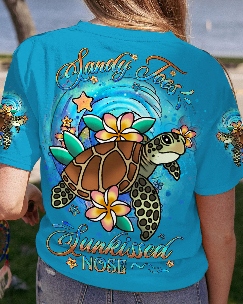 BLISSCORNERS SANDY TOES SUNKISSED NOSE ALL OVER PRINT