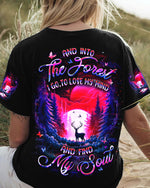 BLISSCORNERS AND INTO THE FOREST I GO DEER ALL OVER PRINT