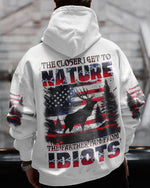 BLISSCORNERS THE CLOSER I GET TO NATURE DEER ALL OVER PRINT