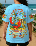 BLISSCORNERS BLEW OUT MY FLIP FLOP PARROT ALL OVER PRINT