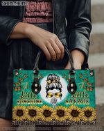BLISSCORNERS A LITTLE SUNSHINE A LITTLE SAVAGE LEATHER HANDBAG