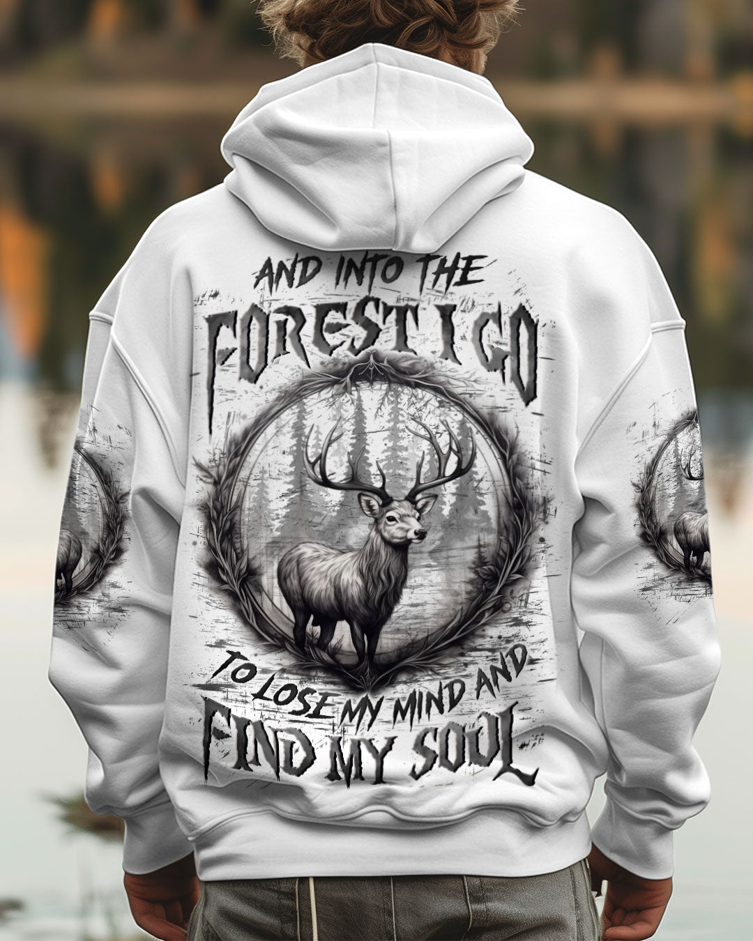 BLISSCORNERS AND INTO THE FOREST I GO ALL OVER PRINT