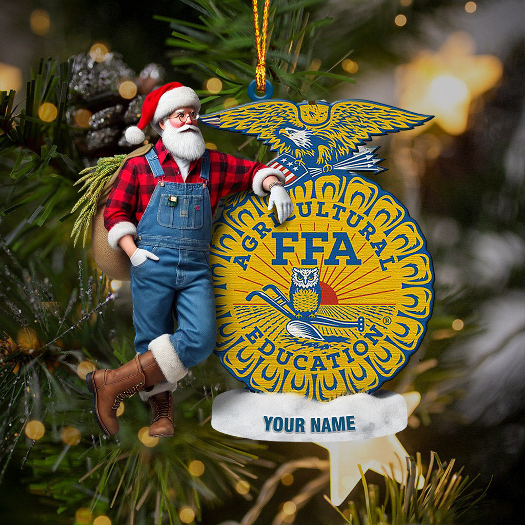 Blisscorners FFA Education Christmas Ornament, Personalized Ornament2D Flat LM2211