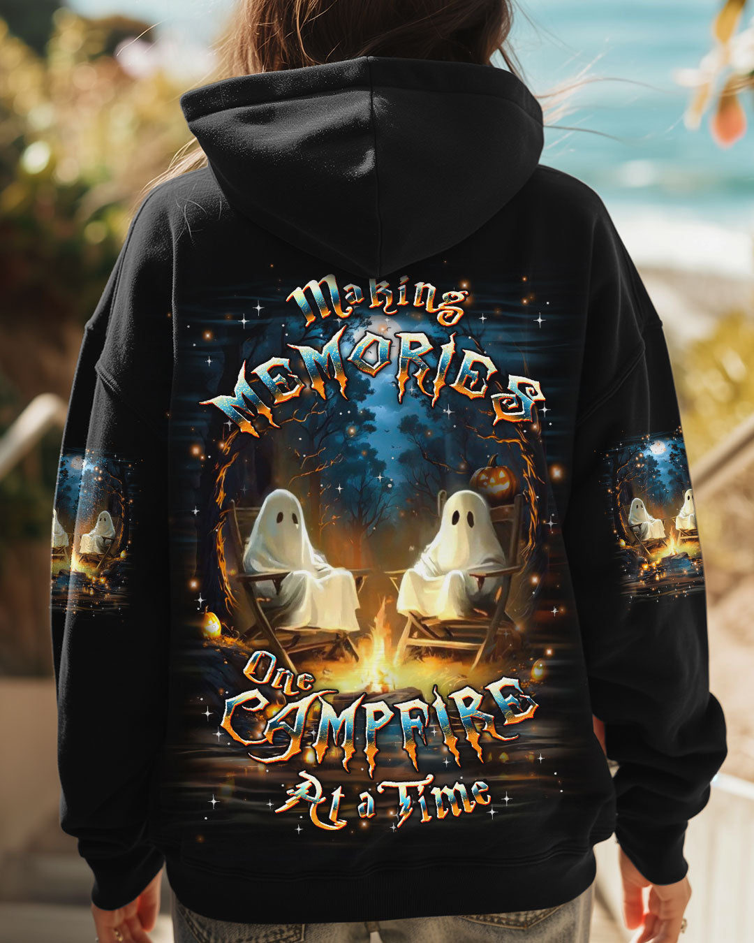 BLISSCORNERS MAKING MEMORIES ONE CAMPFIRE HALLOWEEN ALL OVER PRINT