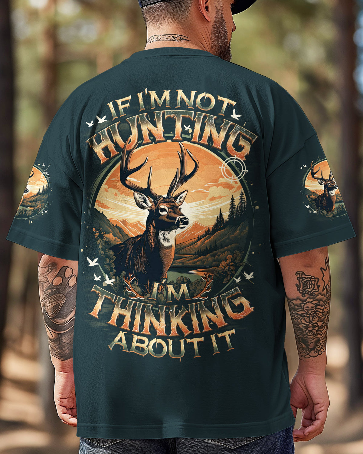 BLISSCORNERS IF I'M NOT HUNTING DEER ALL OVER PRINT