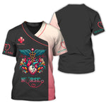 Blisscorners Personalized Nurse Shirt - Honor the Heart of Healthcare
