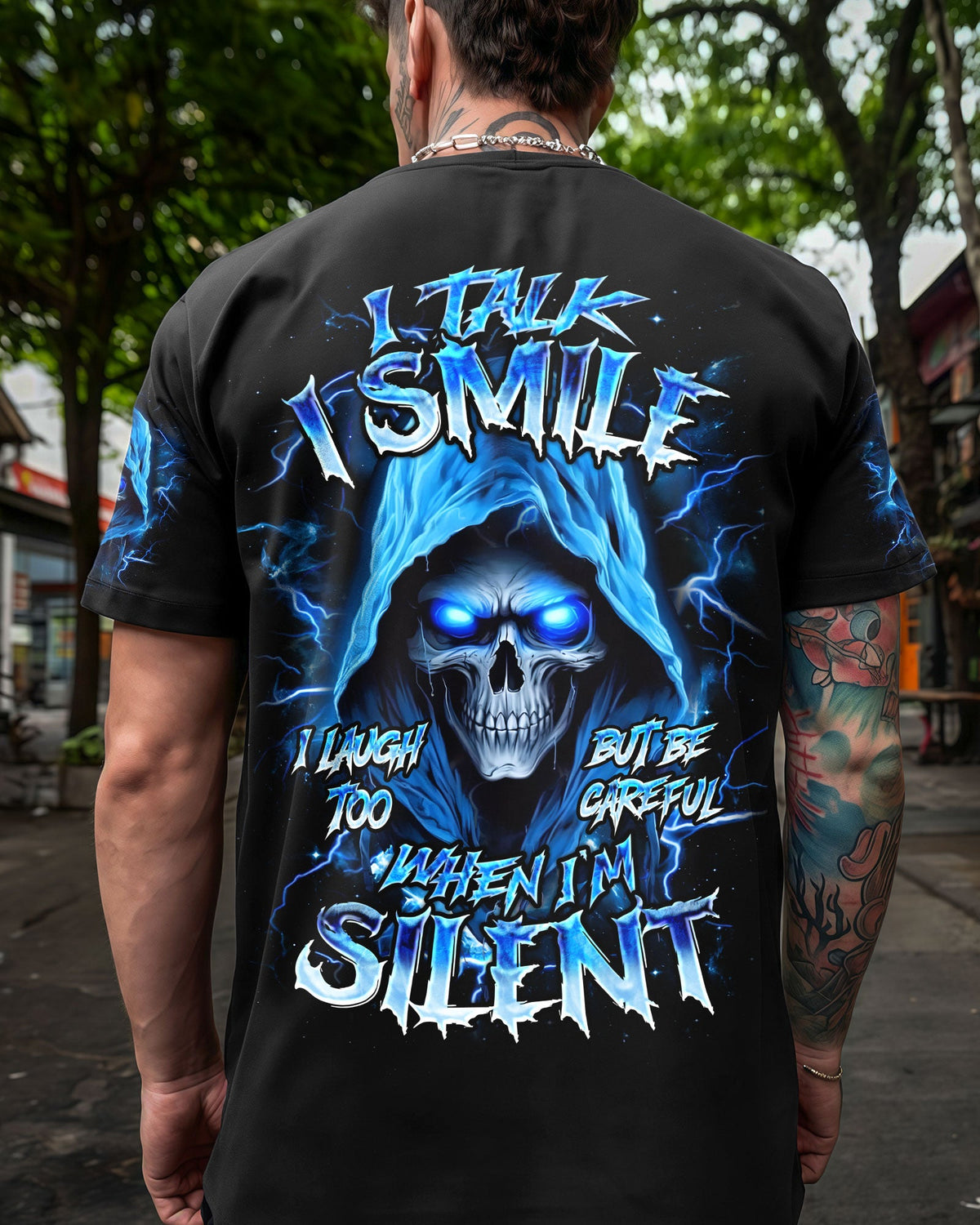 BLISSCORNERS BE CAREFUL WHEN I AM SILENT ALL OVER PRINT