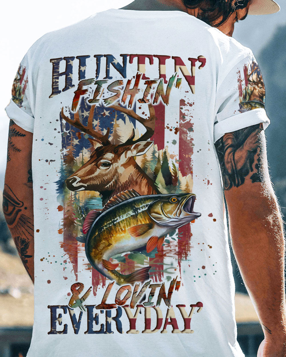 BLISSCORNERS HUNTIN FISHIN LOVIN EVERYDAY ALL OVER PRINT