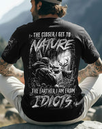 BLISSCORNERS THE CLOSER I GET TO NATURE HUNTING ALL OVER PRINT