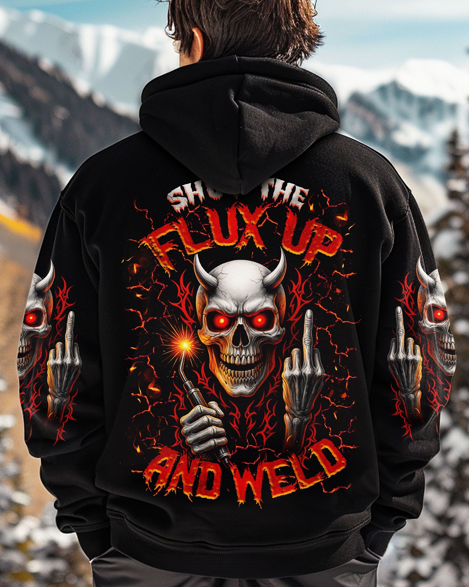 BLISSCORNERS ONLY THE STRONGEST MEN BECOME MECHANICS SKULL ALL OVER PRINT