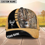 Blisscorners Deer Hunting Black And Yellow Personalized Cap