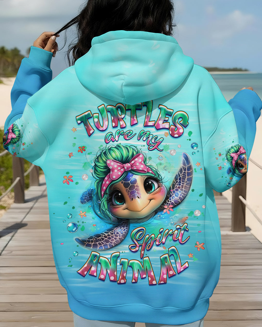 BLISSCORNERS TURTLES ARE MY SPIRIT ANIMALS ALL OVER PRINT