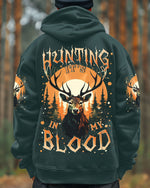 BLISSCORNERS HUNTING IT'S IN MY BLOOD DEER ALL OVER PRINT