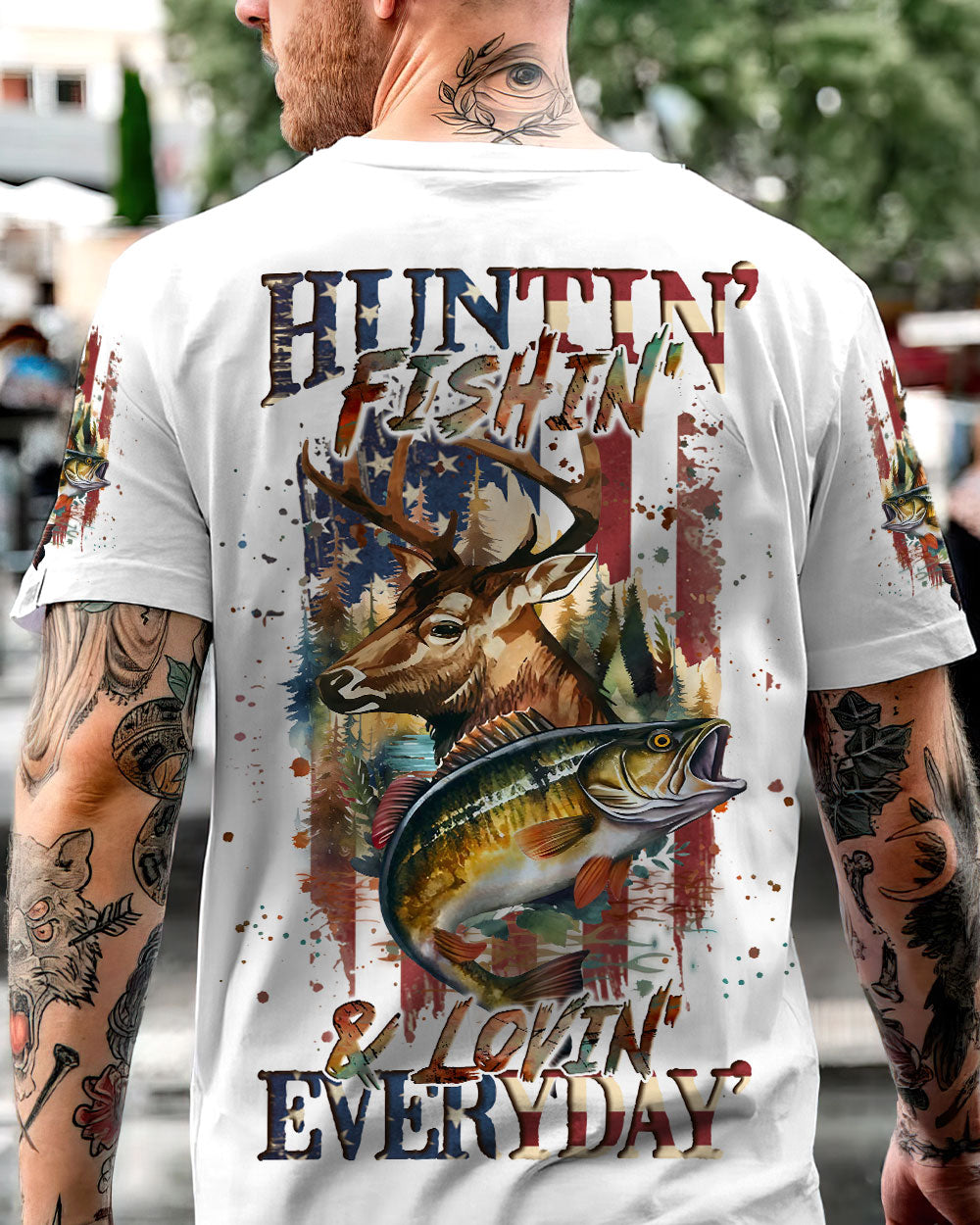 BLISSCORNERS HUNTIN FISHIN LOVIN EVERYDAY ALL OVER PRINT