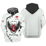 Blisscorners Personalized Nurse Shirt - Wings of Compassion