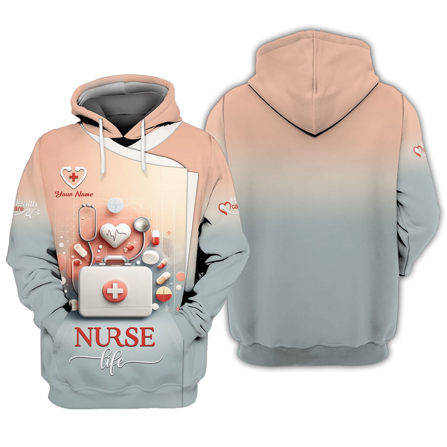 Blisscorners Personalized Nurse Shirts - Embrace the Nurse Life with Style