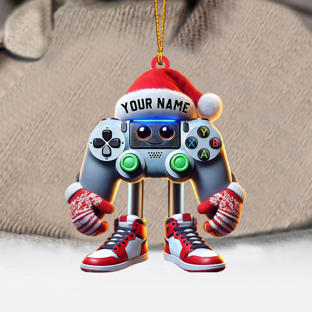 Blisscorners Game Lover Decor Christmas Ornament, Personalized Ornament2D Flat LM2211